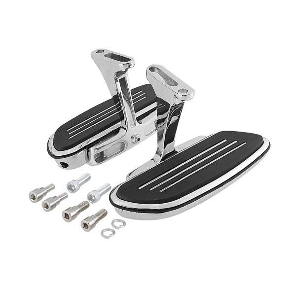 XFMT Motorcycle Chrome Passenger Footboard Floorboard with Mount Bracket For Harley Streamline Style Touring Road King Street Glide Road Glide Electra Glide Ultra Classic 1993-Later