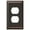 Aged Bronze, variant on WALLPLATE 1DUPLX AB (Pack of 1)