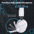 thumbnail image 3 of Gaming Headsets with Noise Cancelling Microphone, Xbox One & PS5 PS4 Headphones, High-Quality Stereo Sound, LED Light, Soft Memory Earmuffs for Ultimate Comfort, Wired Over-Ear Headset for PC, Laptop, 3 of 8