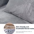 thumbnail image 5 of Leumius 82" 3 Seater Modular Cloud Sofa,Corduroy Upholstered Boneless Couch with Pillow Back Support Armrest,Fluffy Cloud Couches for Living Room Bedroom,No Assembly Required,Light Gray, 5 of 13