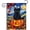 autumncat, variant on 4th of July Chocolate Lab Garden Flag Red White Blue Floral Labrador Dog Yard Flags Small Memorial Independence Day Banner 12x18 Double Sided for Outside Outdoor Patriotic Decor