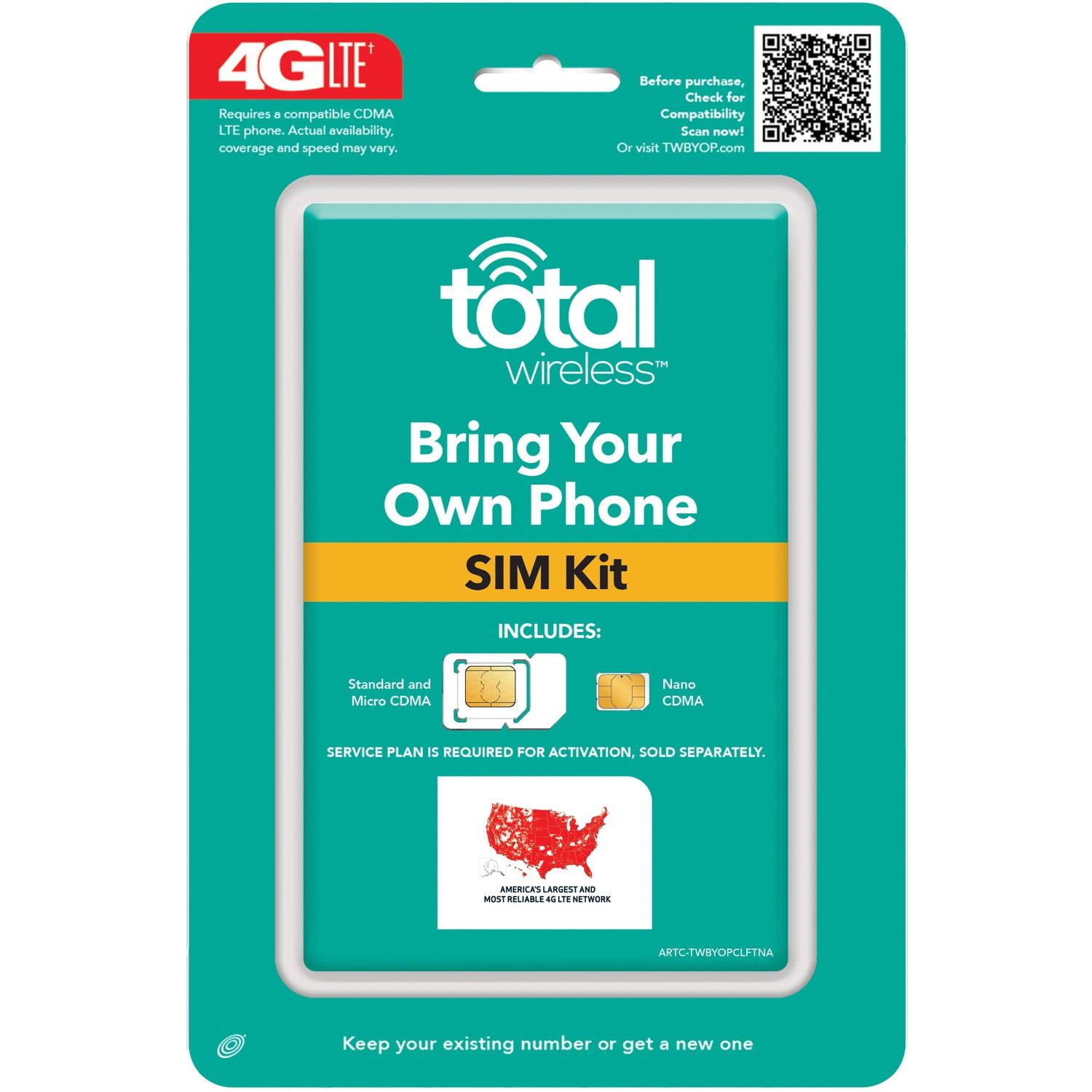 Total CDMA Compatible Universal SIM 