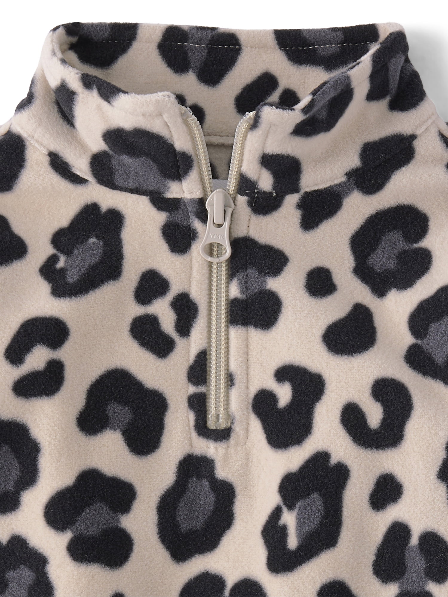 The Children's Place Toddler Girls Long Sleeve Microfleece Half Zip Pullover, Sizes 12M-5T