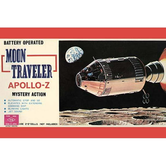 Moon Traveler Apollo-Z-Fine Art Canvas Print (20" x 30")