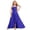 v#166Blue252, variant on Rggeeun Baby Girls Dresses Solid Color Square Neck Sleeveless A Line Ankle Length With Front Slit Pleated Ruffle Loose Fit For Evening Party Casual Playwear,Green,9-10 Years
