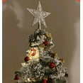 thumbnail image 5 of Christmas Tree Topper - Large Glittering Gold Hollow Star for a Sparkling and Festive Tree Finish, 5 of 12