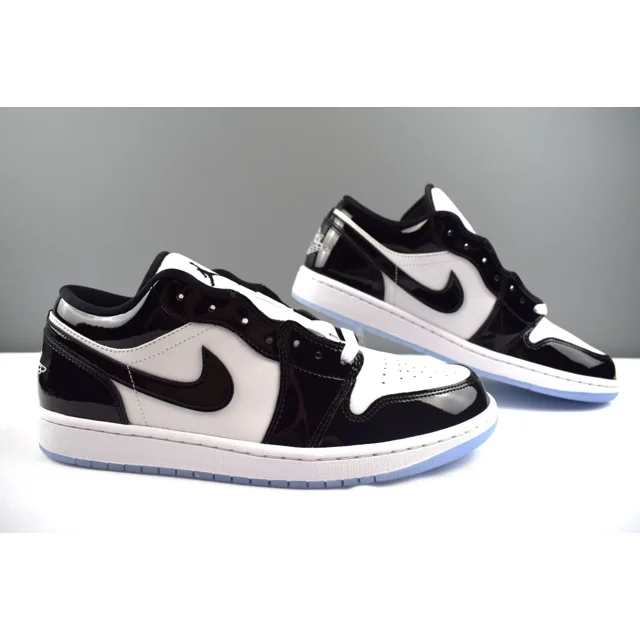 Ni - ke Ni - ke Air Jordan 1 Low SE Concord White Black DV1309-100 Men’s Size 10.5 NIB