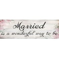 thumbnail image 2 of Prime, Marcus 32x13 Black Ornate Wood Framed with Double Matting Museum Art Print Titled - Wonderfully Married, 2 of 4