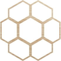 Ekena Millwork 40"OD x 14 1/8"ID x 3/8"T Florin Wood Fretwork Pierced Ceiling Medallion, Alder