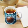 thumbnail image 4 of 3D Basketball Hole In A Glass Wall 3D Coffee Mug-3D Painted Mug,Creative Space Design Multi-Purpose Mug, Cup Gifts For Women Men 11Oz, 4 of 7