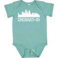 thumbnail image 3 of Inktastic Cincinnati Ohio Skyline City Silhouette Boys or Girls Baby Bodysuit, 3 of 5