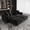 Black, variant on 102" Loveseat Sofa, Modern Corduroy Fabric Sectional Sofa Cloud Couch, Convertible Sectional Sofa for Living Room, Apartment, Office and Small Space, 2-Seat, Beige Couch