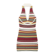 thumbnail image 5 of HH TRAF 2024 Vestidos de estilo playero para mujer Vestido de punto de verano sin mangas con escote en V multicolor y espalda descubierta para mujer, 5 of 5