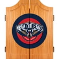 thumbnail image 3 of Trademark Wood Dart Cabinet Set New Orleans Pelicans (NBA7000-NOP), 3 of 3