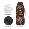thumbnail image 7 of XYZCANDO Deer Car Seat Covers Soft Camo Forests Car Seat Covers Full Set of 2 Removable Automotive Accessories Anti-Slip Back Fabric Universal Fit for Most Cars SUVs and Sedans, 7 of 7