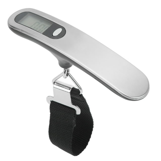 Handheld Weight Scale, Digital Hanging Scale Multifunctional Stainless Steel With CR2032 Battery For Baggage And Express Weighing