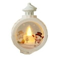 thumbnail image 1 of RV Adornos navideños Velas LED Adornos navideños Adornos de muñeco de nieve anciano (estilo B) Sailing Electrónica, 1 of 4