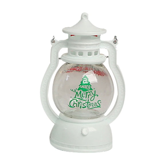 Green Battery Operated Led Christmas Decorative Light Snowman Santa Claus Xmas Tree Ornament Kids Toy Gift For Festive Fun