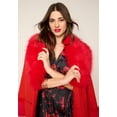 thumbnail image 3 of Roaman's Women's Plus Size Wool Blend Coat With Faux Fur Trim, 3 of 4