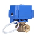 thumbnail image 3 of Mini Electric Valves, DN15 Straight Through Automatic Power-off 3-Wire 2-Control Motorized Ball Valve With Switch Indication For Pipeline Connection, 3 of 8