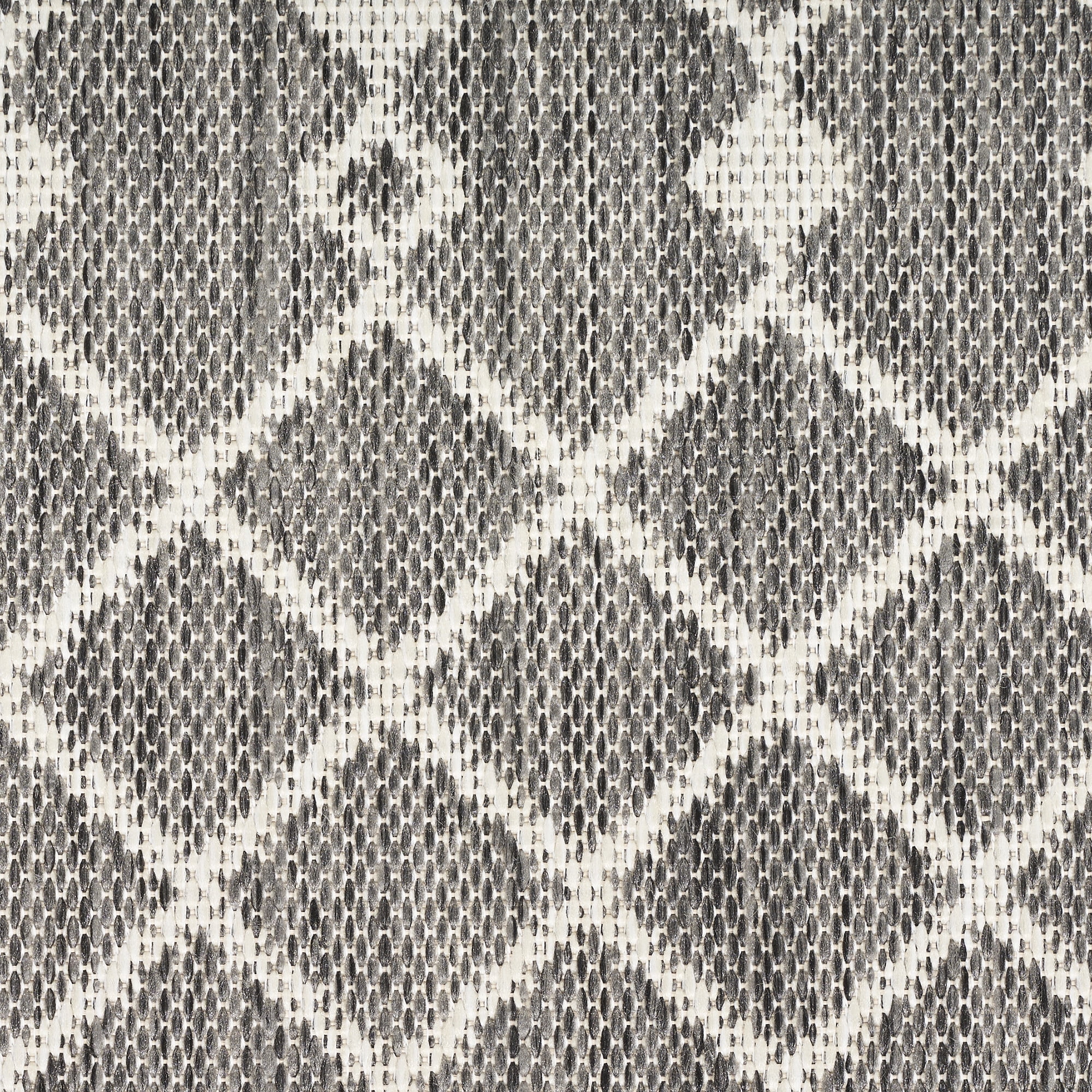 Nourison Positano Indoor/Outdoor Charcoal 4' x 6' Area Rug (4x6)