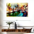 thumbnail image 3 of Elephant Stock Memories Of Venice Wall Art - Horizontal Canvas Wall Art - Dining Room Wall Decor - Places Canvas - Yellow And Brown Decor - 39" x 26", 3 of 8