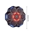 thumbnail image 2 of WEGFTDUOP Smart Music Boxing Electronic Wall Targets ABS Material 6-Target Bluetooth Audio LED Display Adjustable Height No-Drill Home Family Fitness Response Speed Training Equipment, 2 of 9