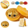 thumbnail image 1 of Juguete squishy HNRF dumpling con glitter para aliviar el estrés 10 x 10 x 5 cm, 1 of 6