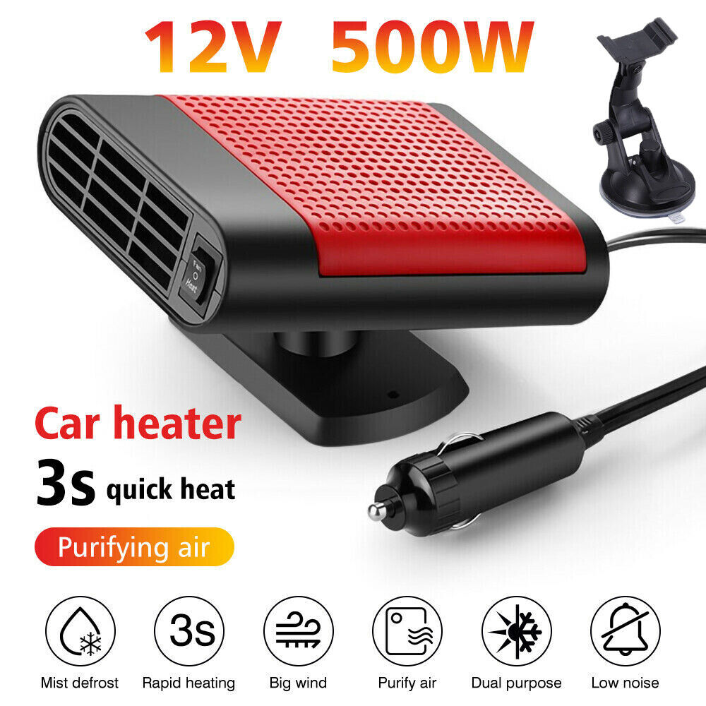 500w electric car heater 12v DC heating fan rear window defroster
