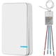 thumbnail image 1 of Mini interruptor inalámbrico con mini receptor, Interruptor inalámbrico, Exterior, 400 m, 40 m, Control remoto RF de 433 MHz, Lámpara LED IP54, Protección contra vapor, 1 of 4