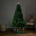 thumbnail image 2 of Arbre de Noël Fibre Optique Multi-Couleur Étoile LED, 2 of 3