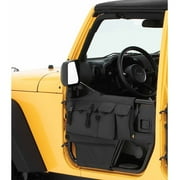 76-06 JEEP CJ7/CJ8/WRANGLER ELEMENT DOOR STORAGE BAGS BLK DENIM