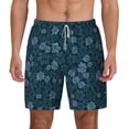 thumbnail image 2 of Picia Rose Flowers pattern Mens Swim Trunks with Compression Liner Stretch Beach Shorts Quick Dry with Zipper Pockets No-Chafing Board Shorts-XX-Large, 2 of 9