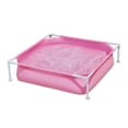thumbnail image 1 of Summer Waves Small Plastic Frame 4ft x 4ft x 12in Kiddie Swimming Pool, Pink, 1 of 2