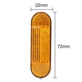 thumbnail image 1 of Ciclismo Reflector de noche de tubo reflectante de seguridad frontal para Scooter M365 PRO 2 (2 uds), 1 of 9