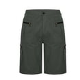 thumbnail image 7 of Havenre Men's Hiking Cargo Shorts Big and Tall Regular Fit Casual Quick Dry Golf Outdoor Work Shorts with Multi Pocket for Fishing Travel Army Green L, 7 of 7
