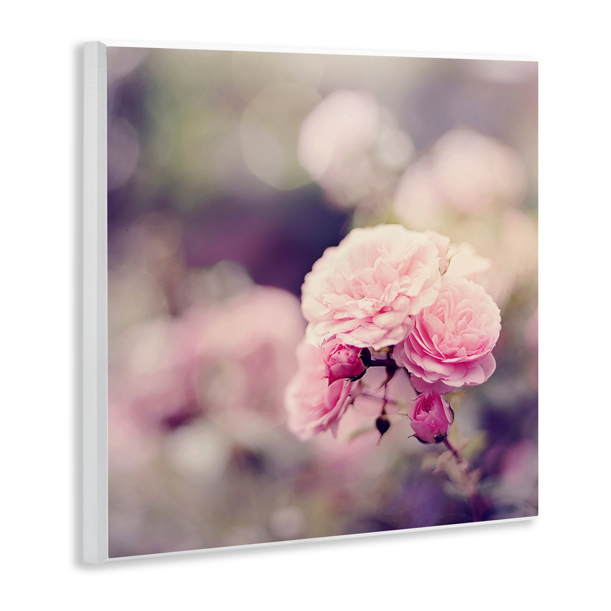 Stupell Industries Pink Garden Ranunculus Plants & Flowers Photography Unframed Art Print Wall Art, 12 x 12
