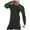 Green, variant on Mens Compression Shirts Long Sleeve Seamless Crew Neck Breathable Sports Shirt Summer Training Athletic Workout Undershirt