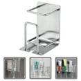 thumbnail image 2 of Miangastore Stainless Steel Toothbrush Holder Wall Mounted Adhesive Rinsing Cup Storage Rack, 2 of 8