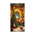 thumbnail image 2 of FeiFu 35×71in Christmas Door Cover Santa Door Decoration Curtain Doors Santa Design Christmas Vibes Suitable for Home Entryway Decor​, 2 of 6