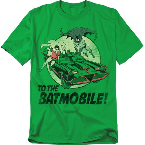 Batman Classic TV T-Shirt To The Batmobile Unisex Graphic Tee For Men & Women