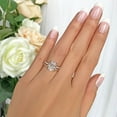 thumbnail image 2 of New Jewels 2 Ct Oval Ct Simulated Diamond Solitaire Bridal Set Ring 14K Rose Gold Plated, 2 of 4