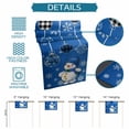 thumbnail image 7 of Table Runners 60 Inches Long Dress Scarves, Blue Snowman Christmas Farmhouse Kitchen/Dining Table Runner, Small Coffee Tablerunners, Xmas Ball Snowflake Winter 13x60 Inch, 7 of 7