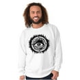 thumbnail image 5 of Eye Symbolic Spiritual Compass Sweatshirt for Men or Women Brisco Brands L, 5 of 6