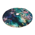 thumbnail image 2 of Bingfone Christmas Tree Skirt Mat Christmas Decoration Interior 36"-Watercolor Mandala, 2 of 8