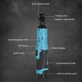 thumbnail image 4 of ZPAQI Wrench Tool Cordless Electric Ratchet 40FT-LBS 500RPM Variable Speed Wrench, 4 of 11
