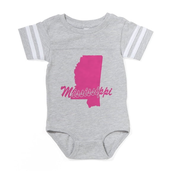 CafePress - 3 Mississippi - Cute Infant Baby Football Bodysuit