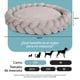 thumbnail image 3 of Cama Redonda Esquimal Beige Trenzada Lavable para Perro y Gato Chico, 3 of 6