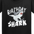 thumbnail image 4 of Inktastic Birthday Shark Youth T-Shirt, 4 of 5