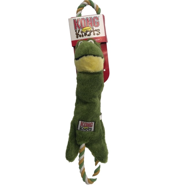 Juguete para Perro Kong Tugger Knots Frog Tamaño Grande